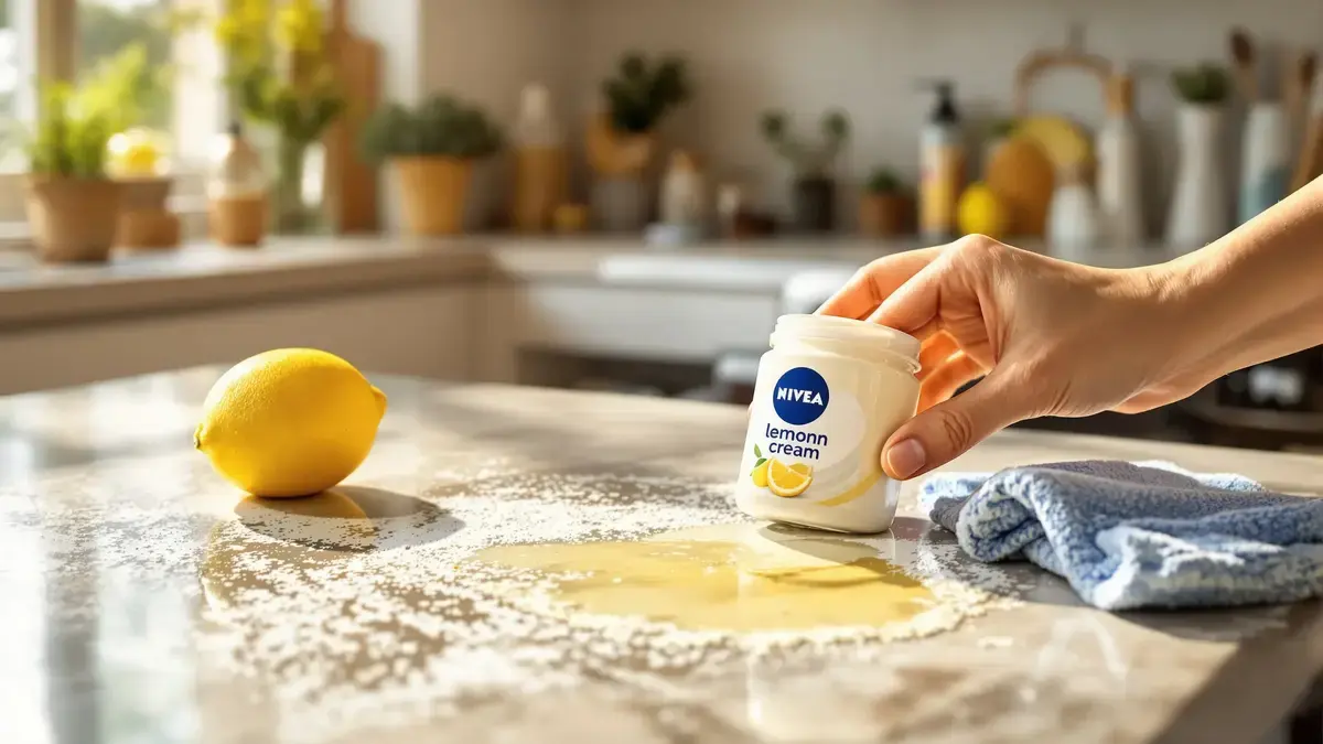 Citroen en Nivea-crème: de supereffectieve schoonmaaktip die niemand kent